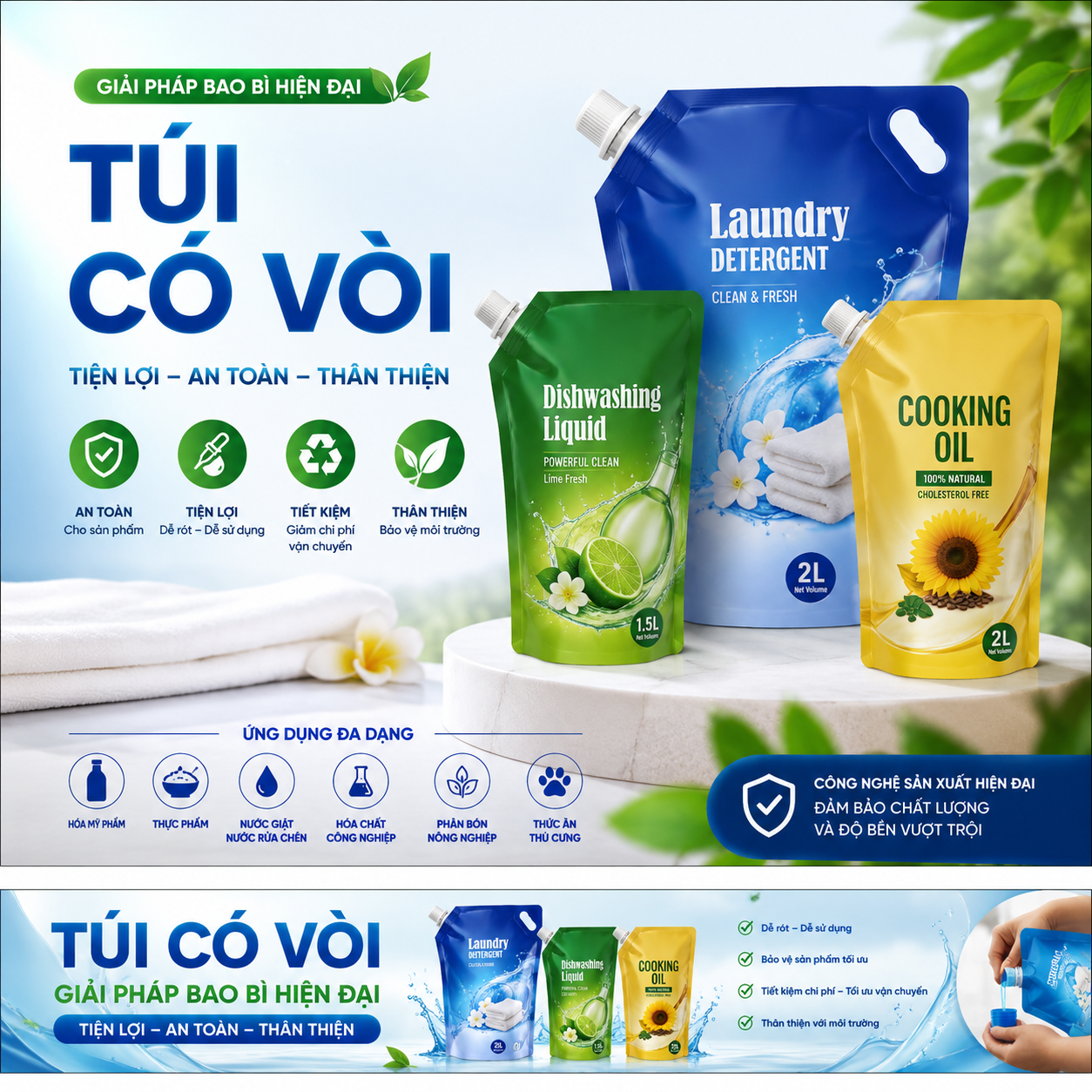 TÚI CÓ VÒI - SPOUT POUCH